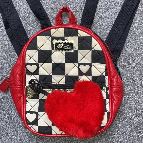 Luv Betsey Betsey Johnson Kids Mini Heart Book-bag - Picture 2 of 15